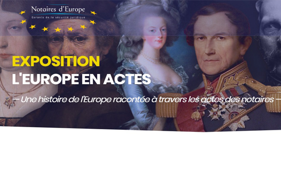 L'exposition "L'Europe en actes"