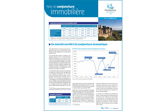 Note de conjoncture immobilière / N°41