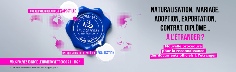 apostille légalisation hotline