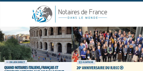La lettre des notaires de France dans le monde / Mars 2022